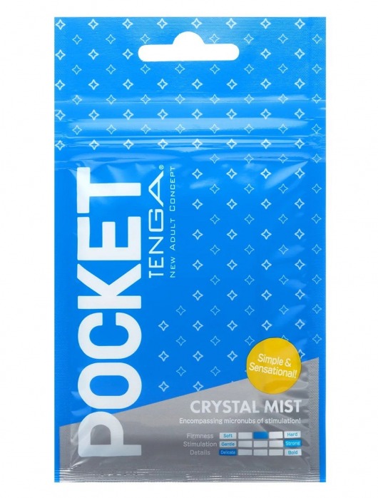 Карманный мастурбатор Crystal Mist - Tenga - в Петропавловске-Камчатском купить с доставкой