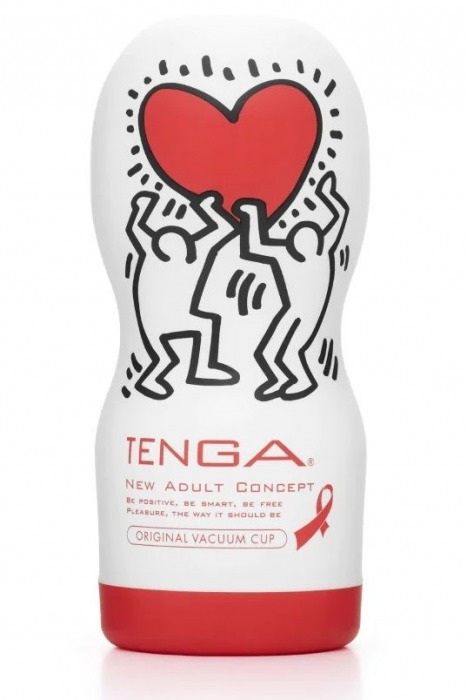Мастурбатор Keith Haring Cup Deep Throat - Tenga - в Петропавловске-Камчатском купить с доставкой