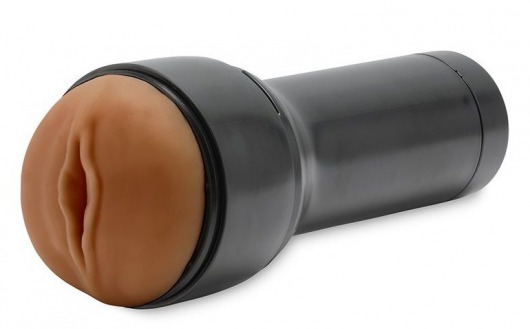 Коричневый мастурбатор-вагина Feel Stroker - Kiiroo - в Петропавловске-Камчатском купить с доставкой