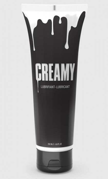 Смазка на водной основе Creamy с консистенцией спермы - 250 мл. - Strap-on-me - купить с доставкой в Петропавловске-Камчатском