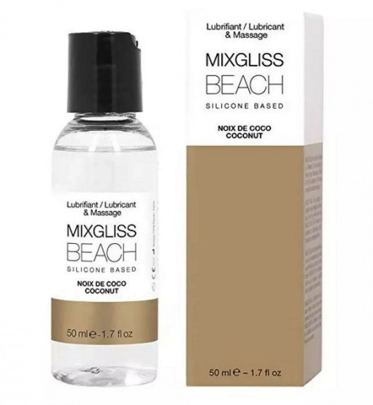 Смазка на силиконовой основе Mixgliss Beach - 50 мл. - Mixgliss - купить с доставкой в Петропавловске-Камчатском