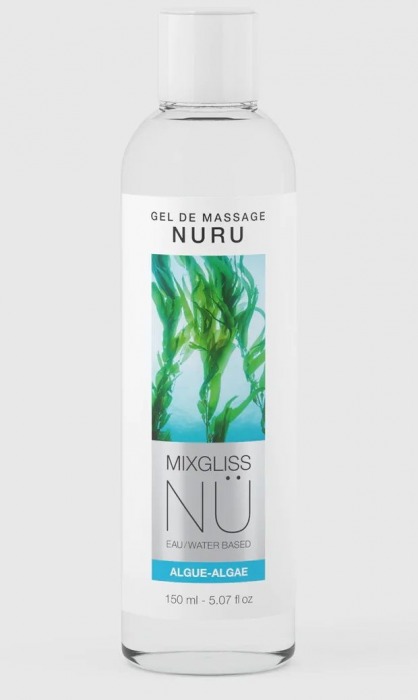 Массажный гель на водной основе Mixgliss NU Algae - 150 мл. - Mixgliss - купить с доставкой в Петропавловске-Камчатском
