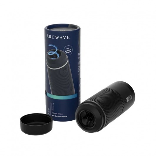 Черный мастурбатор с контролем всасывания Arcwave Pow Stroker - Arcwave - в Петропавловске-Камчатском купить с доставкой