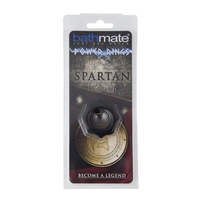 Чёрное эрекционное кольцо Spartan - Bathmate - в Петропавловске-Камчатском купить с доставкой