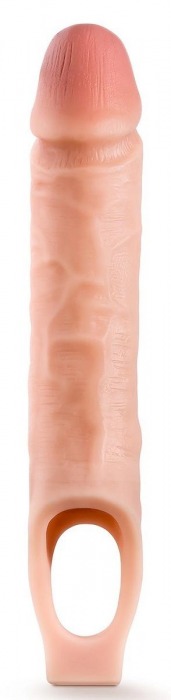 Телесная насадка на пенис 10 Inch Cock Sheath Extender - 25 см. - Blush Novelties - в Петропавловске-Камчатском купить с доставкой