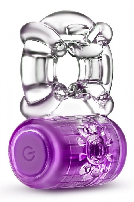 Фиолетовое эрекционное виброкольцо One Night Stand Vibrating C-Ring - Blush Novelties - в Петропавловске-Камчатском купить с доставкой