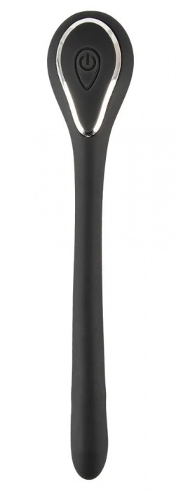 Черный гибкий уретральный стимулятор с вибрацией Vibrating Bendable Dilator - 13,5 см. - Orion - купить с доставкой в Петропавловске-Камчатском