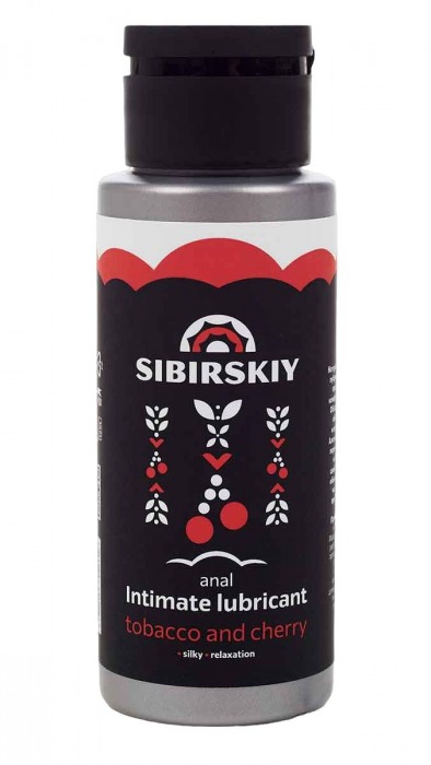 Анальный лубрикант на водной основе SIBIRSKIY с ароматом вишни и табака - 100 мл. - Sibirskiy - купить с доставкой в Петропавловске-Камчатском