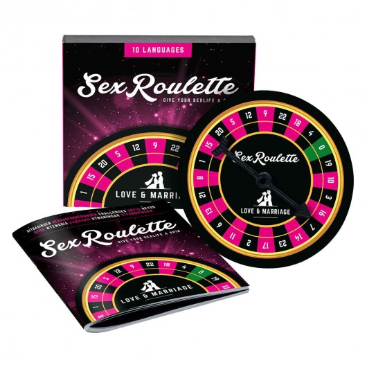 Настольная игра-рулетка Sex Roulette Love   Marriage - Tease&Please - купить с доставкой в Петропавловске-Камчатском