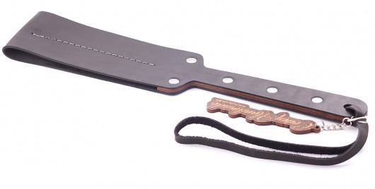 Гладкий мягкий удлиненный пэддл с заклепками - 32 см. - Crazy Handmade - купить с доставкой в Петропавловске-Камчатском