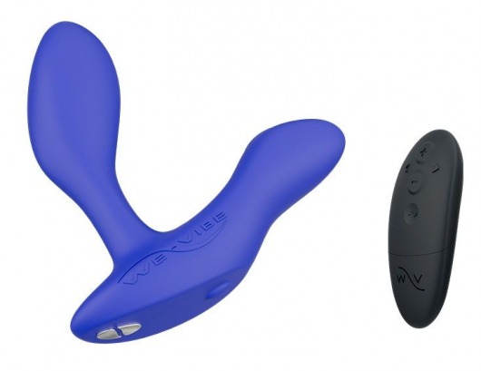 Синий анальный вибратор We-Vibe Vector+ - We-vibe - в Петропавловске-Камчатском купить с доставкой