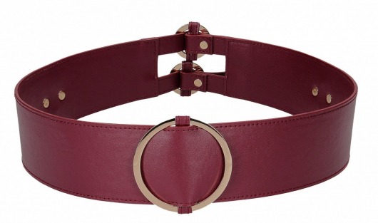 Бордовый ремень Halo Waist Belt - размер L-XL - Shots Media BV - купить с доставкой в Петропавловске-Камчатском