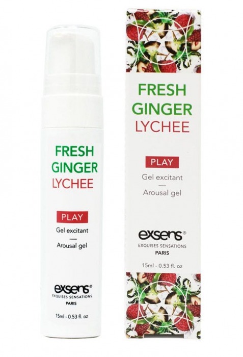 Возбуждающий гель Fresh Ginger Lychee Arousal Gel - 15 мл. - Exsens - купить с доставкой в Петропавловске-Камчатском