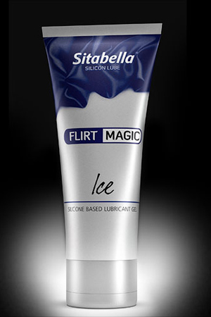 Силиконовая гель-смазка FLIRT MAGIC Ice с лёгким пролонгирующим эффектом - 75 мл. - Sitabella - купить с доставкой в Петропавловске-Камчатском