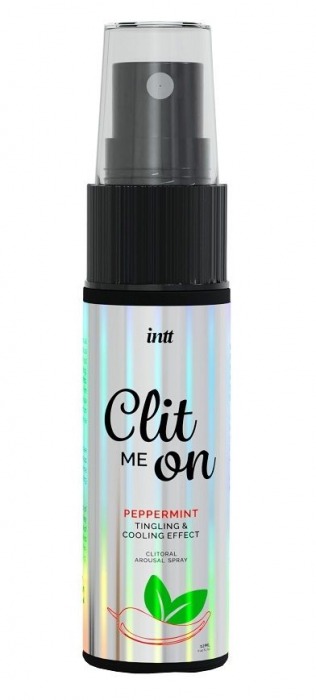 Клиторальный возбуждающий спрей Clit Me On Peppermint - 12 мл. - INTT - купить с доставкой в Петропавловске-Камчатском