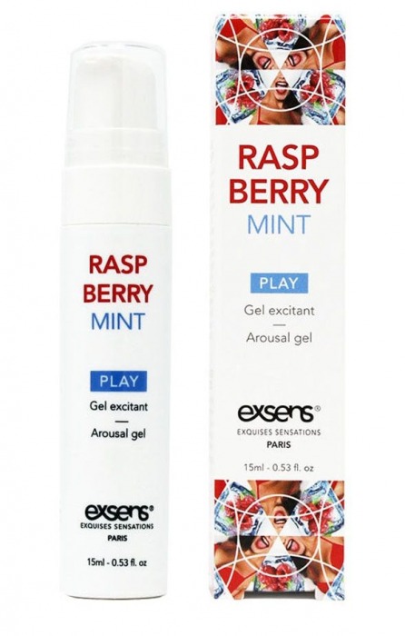 Возбуждающий гель Raspberry Mint с ароматом малины и мяты - 15 мл. - Exsens - купить с доставкой в Петропавловске-Камчатском