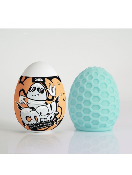 Аквамариновый мастурбатор-яйцо Male Tickler Masturbator - Chisa - в Петропавловске-Камчатском купить с доставкой