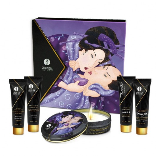 Подарочный набор Geishas secret из 5 предметов - Shunga - купить с доставкой в Петропавловске-Камчатском