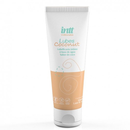 Лубрикант на водной основе Lubes Coconut с ароматом кокоса - 50 гр. - INTT - купить с доставкой в Петропавловске-Камчатском
