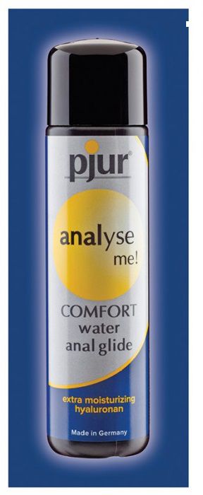Анальный лубрикант pjur ANALYSE ME Comfort Water Anal Glide - 2 мл. - Pjur - купить с доставкой в Петропавловске-Камчатском