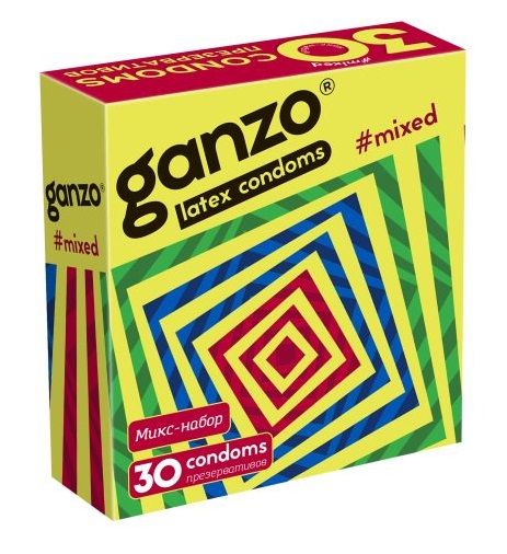 Микс-набор из 30 презервативов Ganzo Mixed - Ganzo - купить с доставкой в Петропавловске-Камчатском
