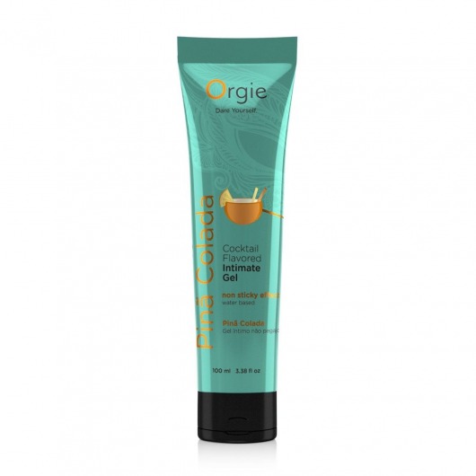Съедобный интимный гель Orgie Lube Tube Cocktail Pina Colada - 100 мл. - ORGIE - купить с доставкой в Петропавловске-Камчатском