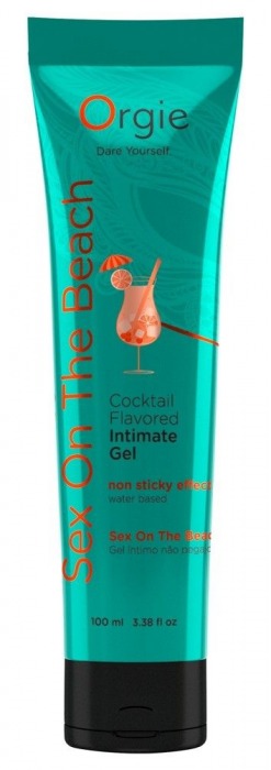 Съедобный интимный гель Orgie Lube Tube Cocktail Sex On The Beach - 100 мл. - ORGIE - купить с доставкой в Петропавловске-Камчатском