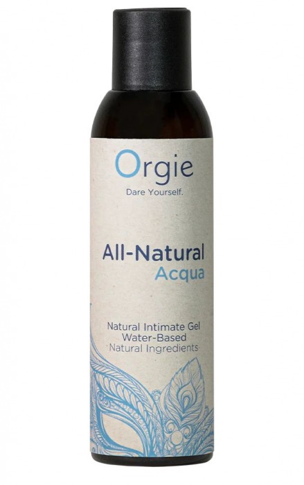 Интимный гель на водной основе Orgie All-Natural Acqua - 150 мл. - ORGIE - купить с доставкой в Петропавловске-Камчатском