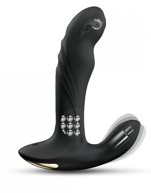 Черный вибромассажер простаты Multi P-Joy с 3 моторами - Dorcel - в Петропавловске-Камчатском купить с доставкой