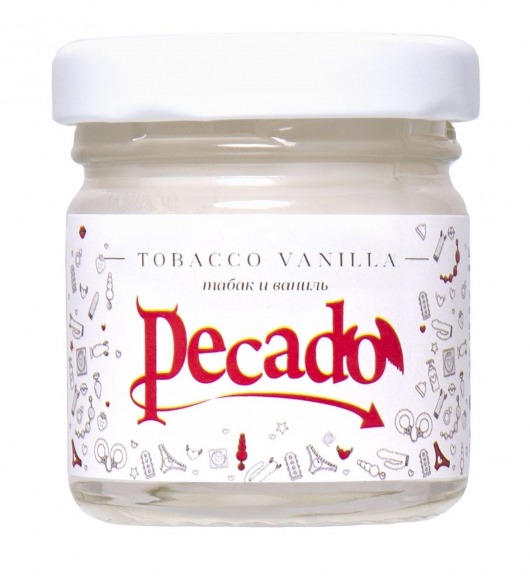 Массажная свеча Tobacco Vanilla - 35 мл. - Pecado - купить с доставкой в Петропавловске-Камчатском