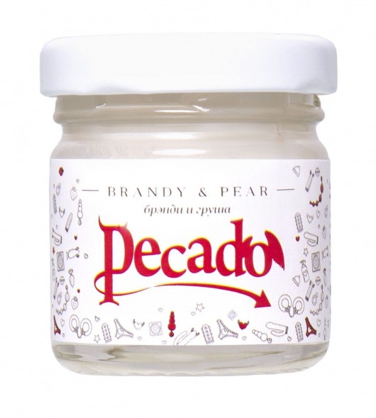 Массажная свеча Brandy   Pear - 35 мл. - Pecado - купить с доставкой в Петропавловске-Камчатском