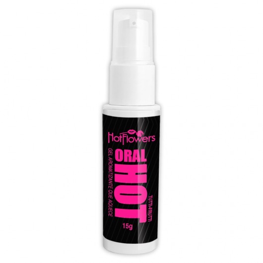 Гель для оральных ласк Oral Hot с согревающим эффектом - 15 гр. - HotFlowers - купить с доставкой в Петропавловске-Камчатском