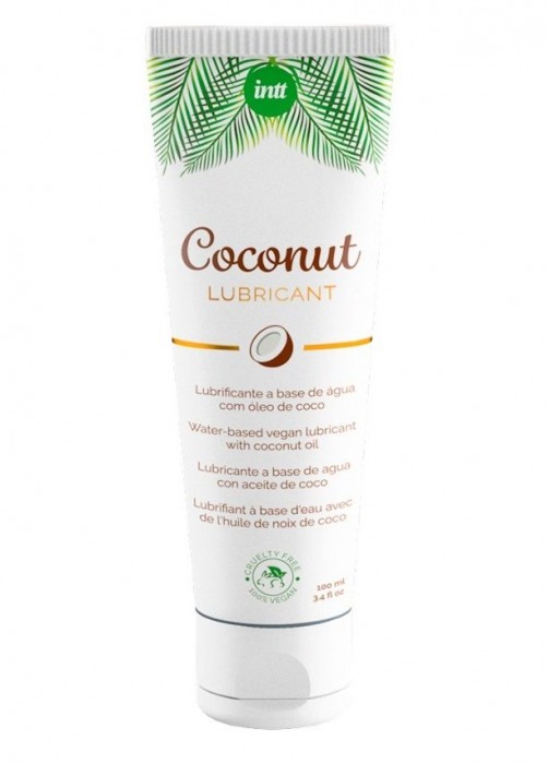 Веганская смазка на водной основе Coconut Lubricant - 100 мл. - INTT - купить с доставкой в Петропавловске-Камчатском