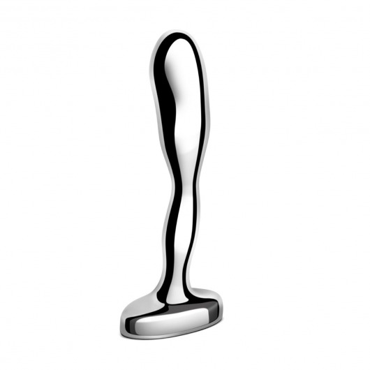 Стальной стимулятор простаты Stainless Steel Prostate Plug - 11,5 см. - b-Vibe - в Петропавловске-Камчатском купить с доставкой