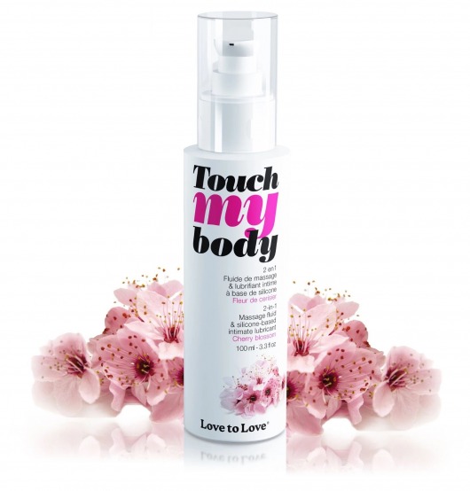 Силиконовый лубрикант 2-в-1 Touch My Body с ароматом вишнёвого цвета - 100 мл. - Love to Love - купить с доставкой в Петропавловске-Камчатском