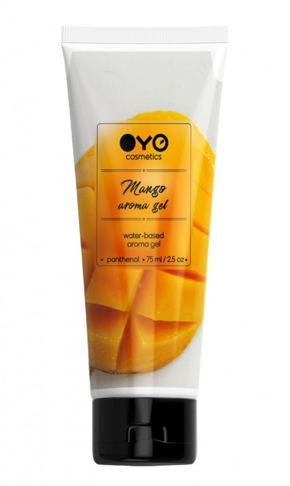 Лубрикант на водной основе OYO Aroma Gel Mango с ароматом манго - 75 мл. - OYO - купить с доставкой в Петропавловске-Камчатском