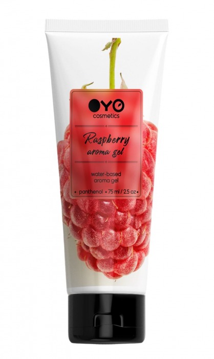 Лубрикант на водной основе OYO Aroma Gel Raspberry с ароматом малины - 75 мл. - OYO - купить с доставкой в Петропавловске-Камчатском