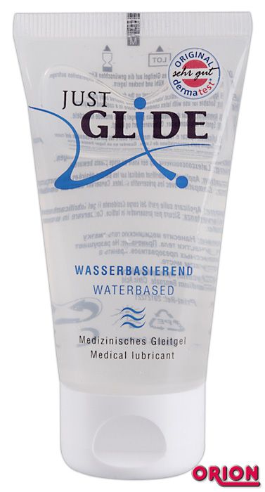 Вагинальная смазка на водной основе JUSTGLIDE - 50 мл. - Orion - купить с доставкой в Петропавловске-Камчатском