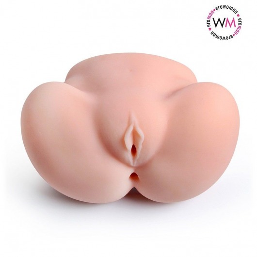 Реалистичный мастурбатор с двумя функциональными отверстиями - Erowoman-Eroman - в Петропавловске-Камчатском купить с доставкой