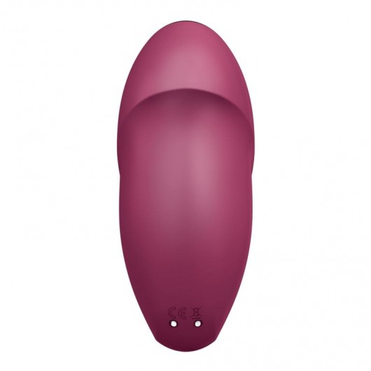 Малиновый вибростимулятор Tap   Climax 1 - Satisfyer