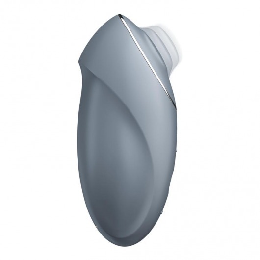 Светло-серый вибростимулятор Tap   Climax 1 - Satisfyer
