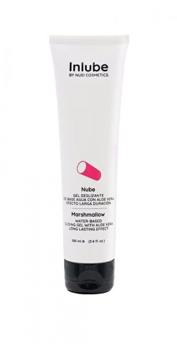 Лубрикант на водной основе Nuei Inlube с алоэ вера и ароматом маршмеллоу -100 мл. - Nuei cosmetics - купить с доставкой в Петропавловске-Камчатском