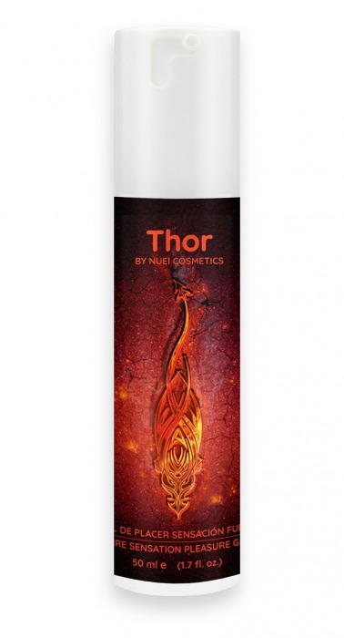 Возбуждающий унисекс гель Thor Fire Gel - 50 мл. - Nuei cosmetics - купить с доставкой в Петропавловске-Камчатском