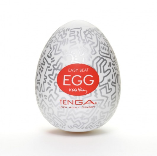 Мастурбатор-яйцо Keith Haring EGG PARTY - Tenga - в Петропавловске-Камчатском купить с доставкой