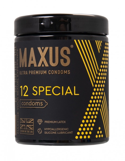 Презервативы с точками и рёбрами MAXUS Special - 12 шт. - Maxus - купить с доставкой в Петропавловске-Камчатском