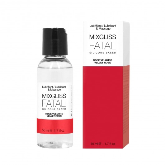 Силиконовый флюид с ароматом розы Mixgliss Fatal Velvet Rose - 50 мл. - Mixgliss - купить с доставкой в Петропавловске-Камчатском