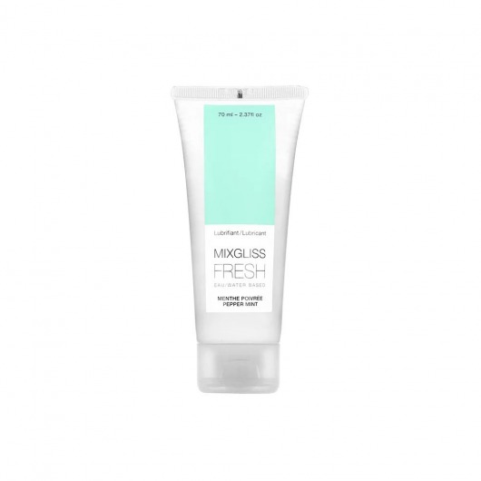 Лубрикант с охлаждающим эффектом Mixgliss Fresh Pepper Mint - 70 мл. - Strap-on-me - купить с доставкой в Петропавловске-Камчатском