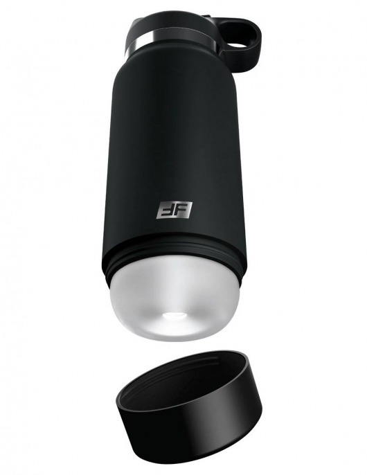 Черный мастурбатор в виде бутылки Fap Flask - Pipedream - в Петропавловске-Камчатском купить с доставкой