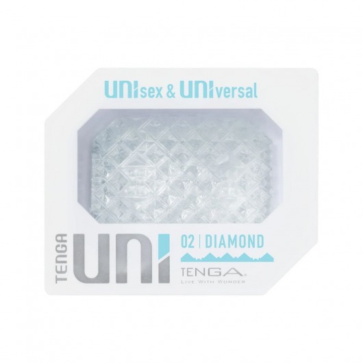 Прозрачный мастурбатор-стимулятор Tenga Uni Diamond - Tenga - в Петропавловске-Камчатском купить с доставкой