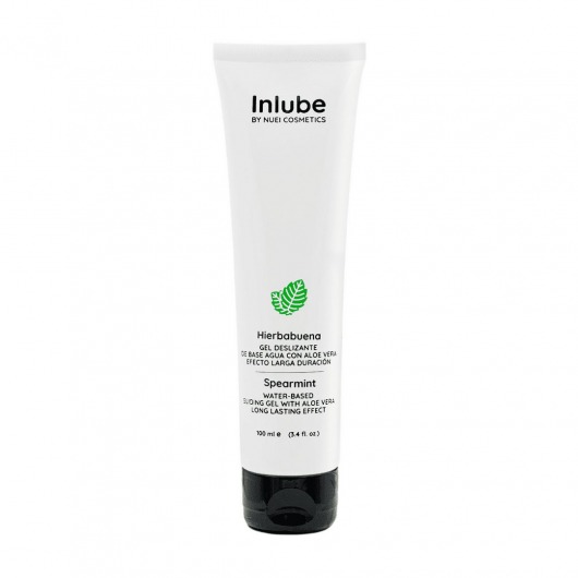 Водный лубрикант Nuei Inlube с алоэ вера и ароматом мяты - 100 мл. - Nuei cosmetics - купить с доставкой в Петропавловске-Камчатском